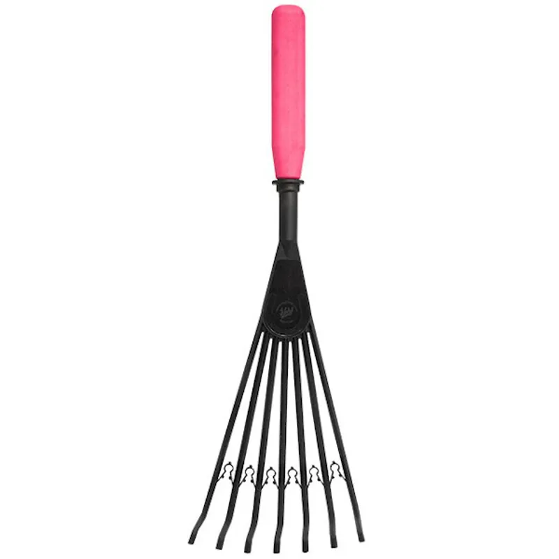 Red Gorilla Big Tidee Plastic Rake - Pink